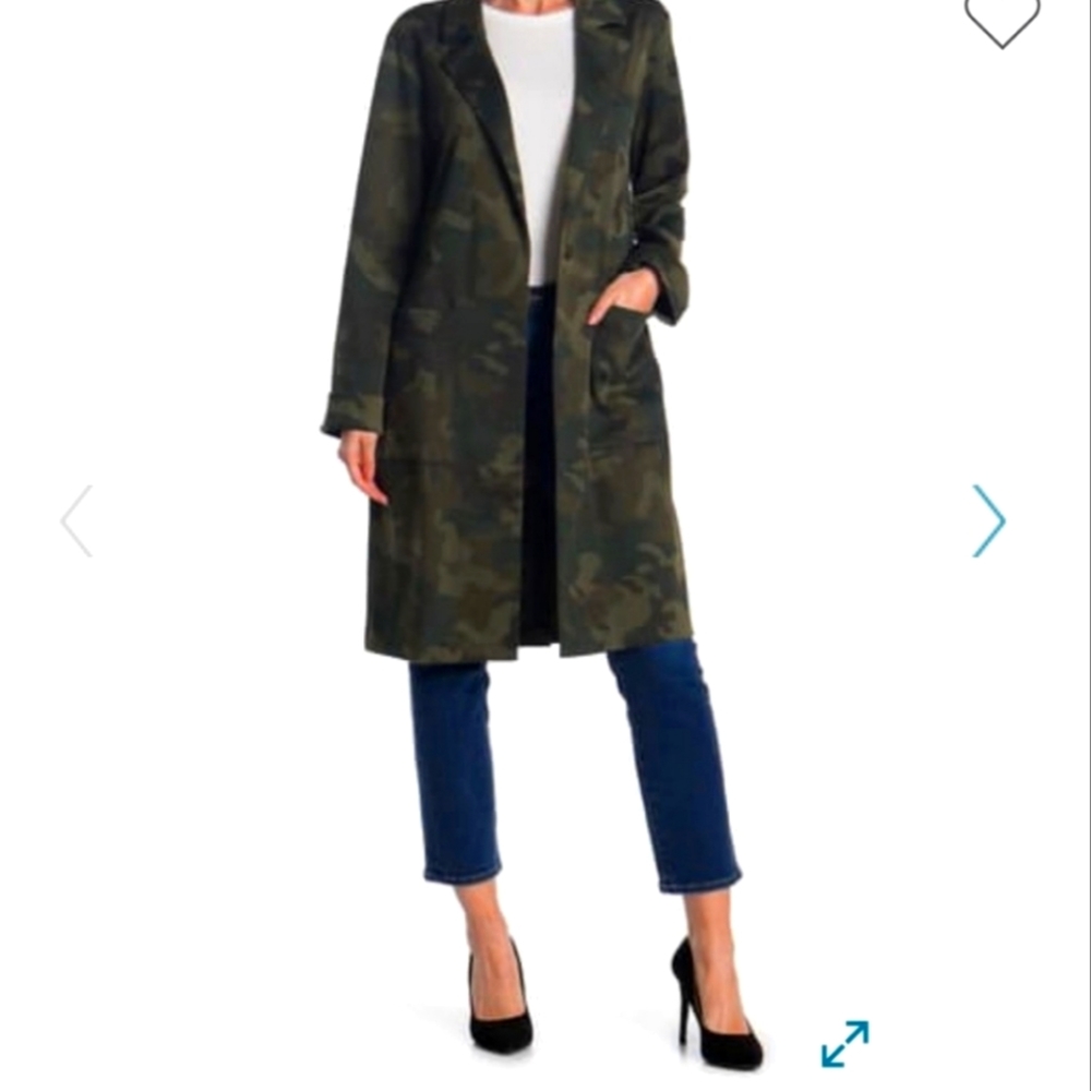 M Sanctuary long camo jacket